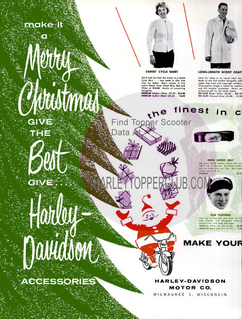 1960 Harley Topper accessory ad