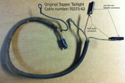 Enlarge to view the Harley Topper taillamp cable assembly Number: 70273-62