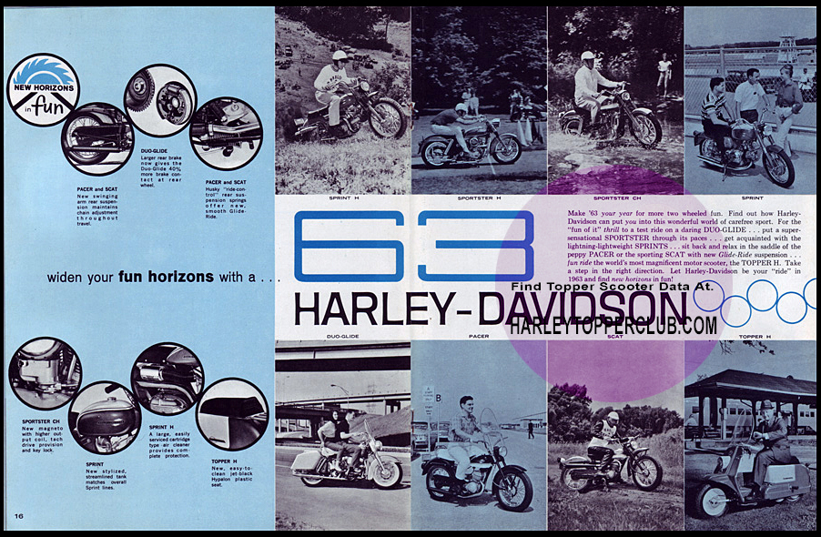 1963 Harley Topper carrly-all ad
