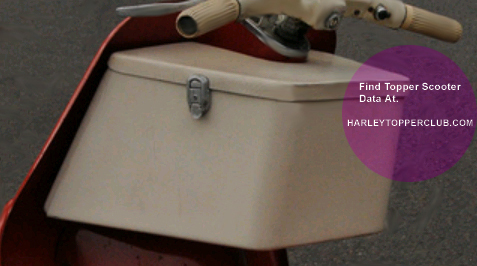 Harley Topper Carry-all lid and locks
