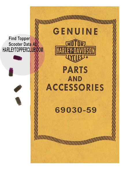 Harley Topper Horn Terminal Screw no. 69030-59