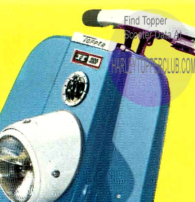 Harley Topper 1965 AH sticker