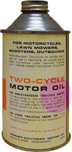 Harley motor oil gas mix 40 weight.