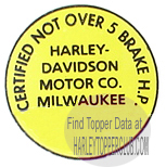 Harley Topper Junior Licensing Law Sticker
