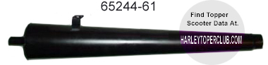 Harley Topper muffler 65244-61