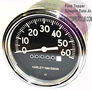 Harley Davidson speedometer 67010-59 fits 1960 to 1962 A, AU, AH 