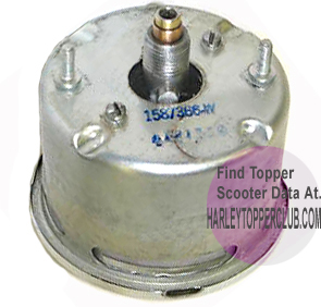 Harley Topper speedometer back 67010-59
