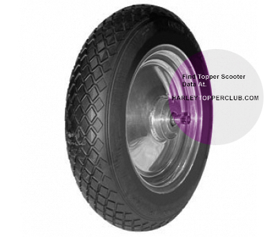 Harley Topper Diamond pattern tire 4.00 X 12 Coker